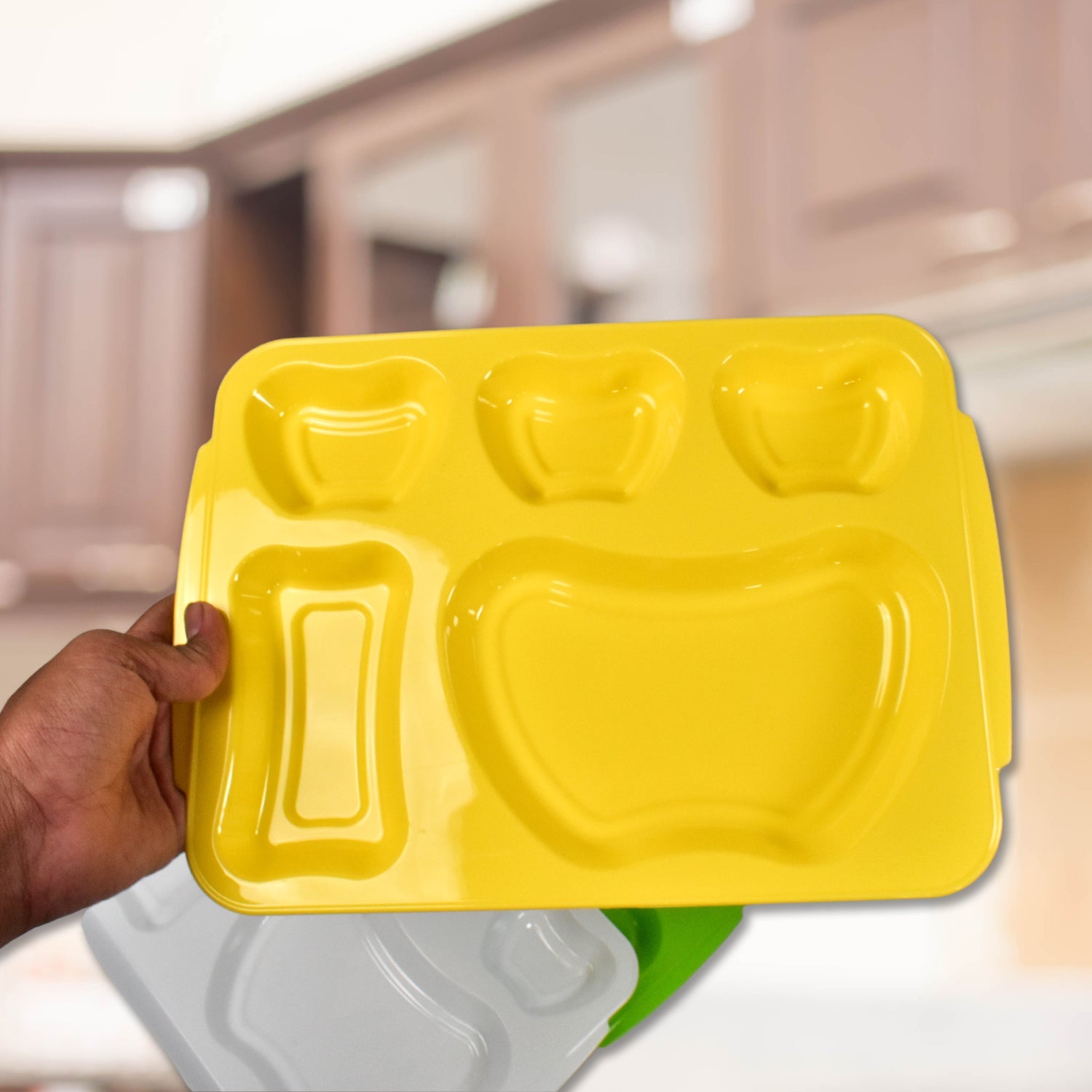 5363_plastic_food_plate_3pc DeoDap 5363_plastic_food_plate_3pc DeoDap